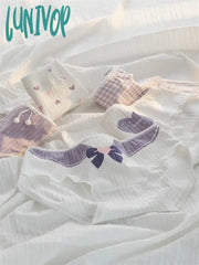 Lunivop Sweet And Lovely Purple Waist Pack Hip Cotton Crotch Women’s Underwear Girls Briefs