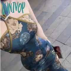 Lunivop Traditional Cheongsam Cos Pictorial Lady’s Homemade New Chinese Style Improvement Pure