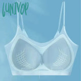 Lunivop Ultra-Thin Seamless Bras For Women Ice Silk Underwear Small Chest Sexy Lingerie Padded Push