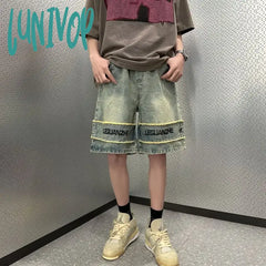 Lunivop Unisex Style Women’s American Vintage Denim Shorts Summer New Fashion Female Premium Thin