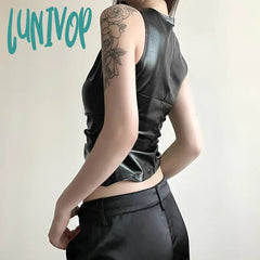 Lunivop Vintage Matte Trendy Personalized All-Match Casual Summer High Street Travel Cool Confident