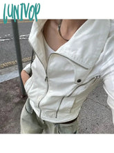 Lunivop Woman 90S Outerwear Japanese Fashion American Style Jacket Aesthetics Coat Gyaru All-Match