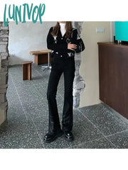 Lunivop Woman Casual Jeans Tight Bodycon Denim Stretch Pants New Design Simple Daily Classical
