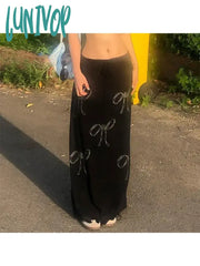 Lunivop Woman Cotton Linen Pleated Baggy Skirt Maxi Tight Bodycon High Waist A Line Tunic Retro