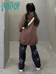 Lunivop Woman Dark Academia E-Girl Aesthetics Gothic High Street Design Classical Tassels Patchwork