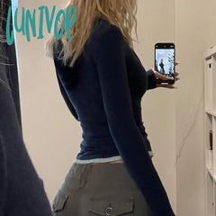 Lunivop Woman Fairy Core T-Shirts Cute Tees New Trend Crop Aesthetics Tops Japanese Fashion Kpop