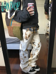 Lunivop Woman New Design Jeans Simple Denim Cozy Pants Daily Bell Fashion Bottoms Elegant Korean