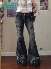 Lunivop Woman New Trend Japanese Fashion High Street Hot Streetwear Casual Striped Graphic Button