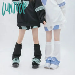 Lunivop Women Leg Cover Japanese Cosplay Accessories New Moon Cross Anime Warmers Cute Summer Jk