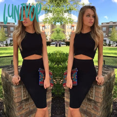 Lunivop Women Summer Fashion Sexy Black Blue Orange Red Beige Bandage Skirt Designer A Line Pencil