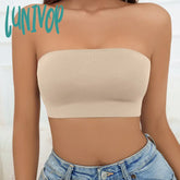 Lunivop Women Tube Strapless Bra Chest Wrap Bandeau Unlined Seamless Breathable Comfortable