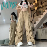 Lunivop Women’s American Casual Cargo Trousers Summer New Style Street Neutral Loose Design