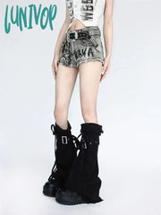 Lunivop Women’s Cartoon Pattern Printing Denim Shorts Summer New Hot Girl Street Casual Female