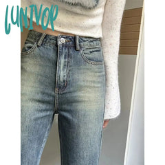 Lunivop Y2K 2000S Flare Jeans Women Vintage High Waist Bow Denim Pants Summer Japanese Harajuku