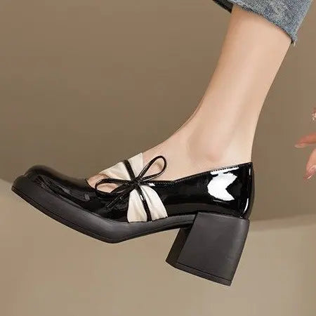 Lunivop Platform Mary Jane Shoes New Women's Shoes Women Thick Heels Designer Bowknot Lolita Shoes Round Toe Ankle Strap Pumps