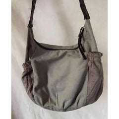 Lunivop   Sweet Cool Bow Canvas Shoulder Bags Women Vintage Drawstring Pocket Chic Casual Crossbody Bag Ladies Retro Messenger Bag Bolsos