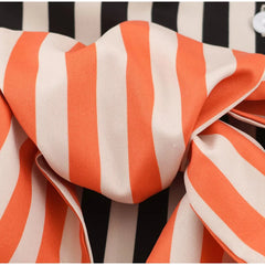 Lunivop  Spliced Belt Stripe Shirt Lapel Collar Long Sleeve Autumn Women Street Casual Daily Blouse Fashion Chic Trendy Ladies Top