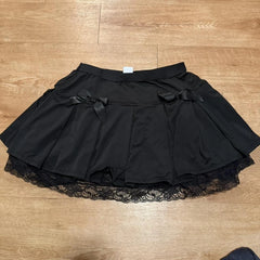 Lunivop  Korean New All Match Lace Edge Design High Street Skirts Y2k Aesthetic Summer Ruffle Slim A-line Short Jupe  Tiered Punk Skirt