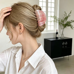 Lunivop  8CM Colorful Semicircle Acrylic Hair Clip Hairpins Women Hair Crab Hair Claws Women Make Up Washing Tool Hair Accessories ﻿