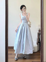 Lunivop  Summer Women Vintage Elegant Party Sleeveless Midi Dress Lady Evening Party A Line Fashion Prom Female Clothing Vestidos