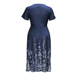 Lunivop  Plus Size Elegant Casual Trendy Plus Size Dress For Women Summer Womens Clothing Amazon Cross Border European American Style