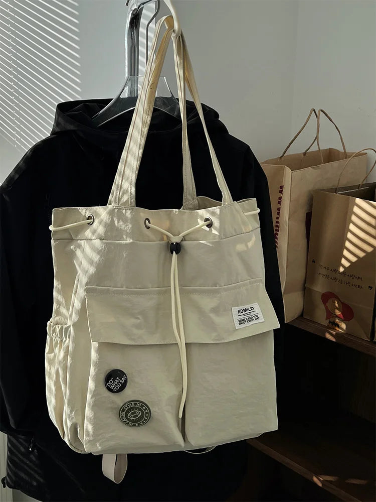 Lunivop   Travel Commuter Lightweight Dual oulder Bag Women's Trendy Brand College Student Class Commuting Simple Mountain Single o...