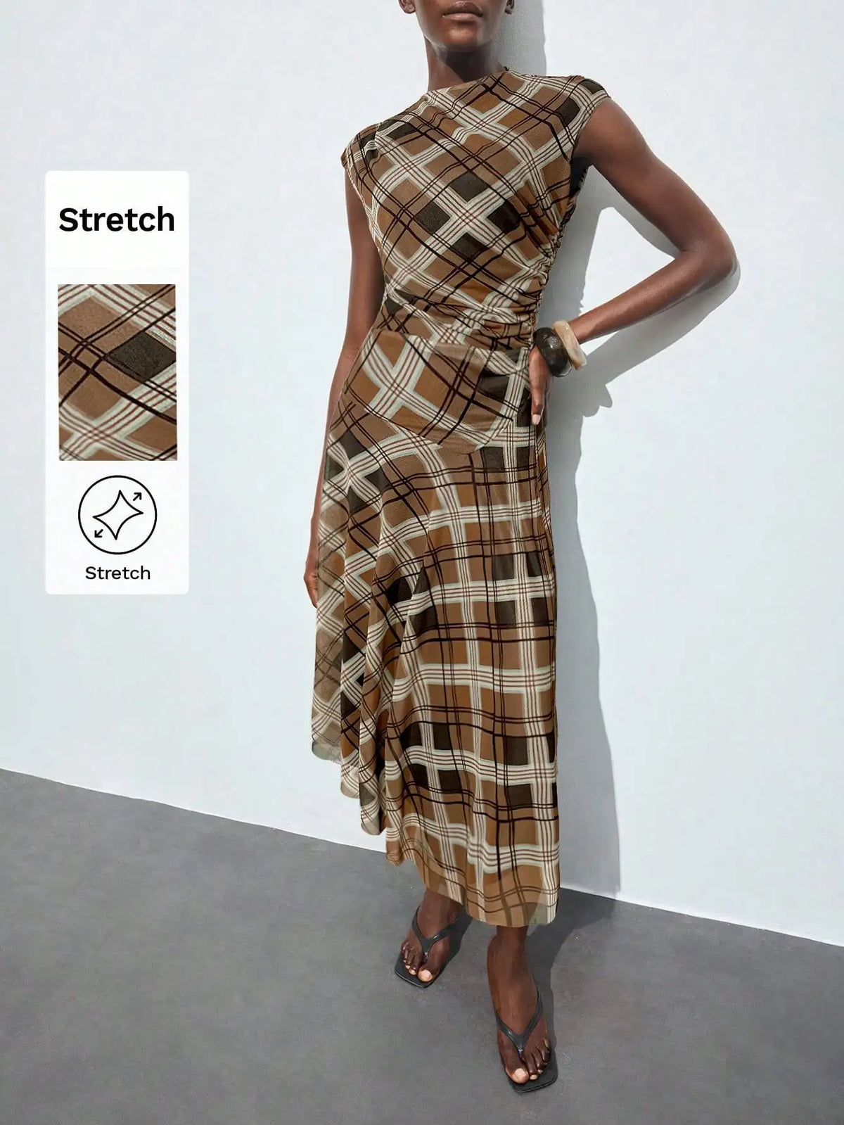 Lunivop  Summer Boho Broderie Anglaise Tiered Midi Dress
