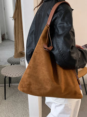 Lunivop  Korean Tote Large Capacity Bag Retro Niche Underarm Bags for Women Autumn Winter New