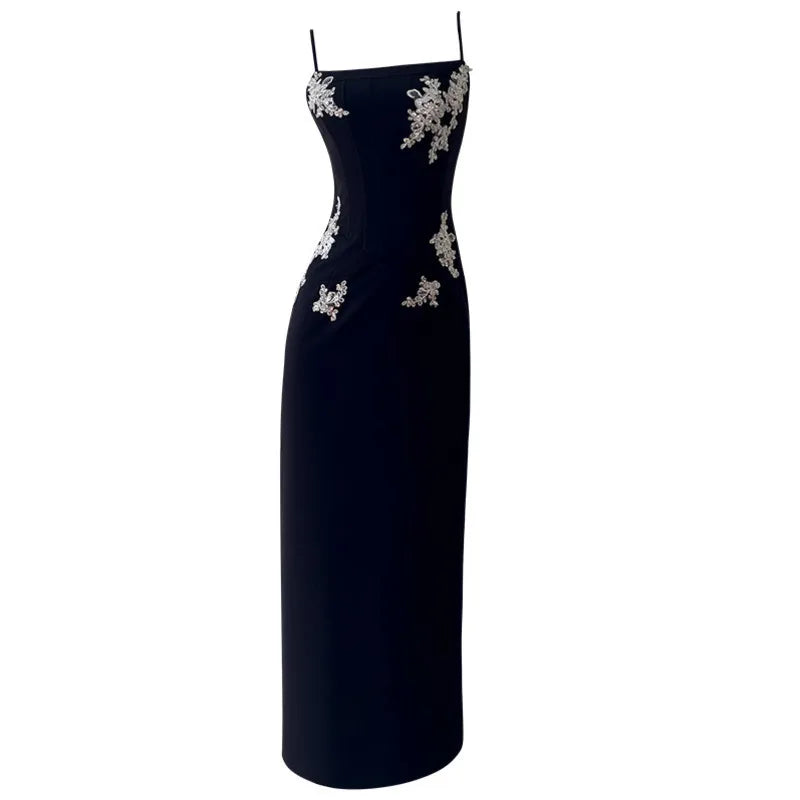 Lunivop  Fashion Diamond Strapless Dress Women's Sleeveless Slim Fit Wrap Buttocks Dresses 2025 Summer New Tide
