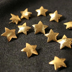 Lunivop  10Pcs Fashion Star Shaped Hair Clips For Women Sweet Textured Five Pointed Star Braid Hair Clips Hair Accessories