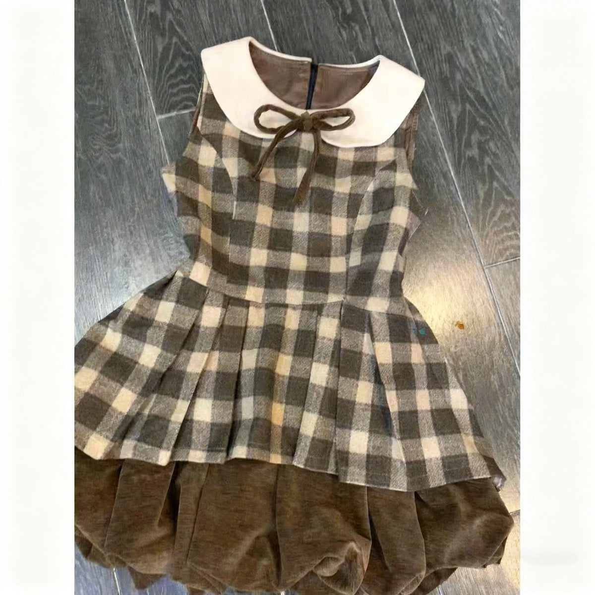 Lunivop  Harajuku Dresses Sexy Y2k Sweet Kawaii Ball Gown Bow Women's Dress Winter Short Skirt Plaid Fairycore Fashion Elegant Emo