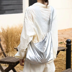 Lunivop  Korean Ins Pleated Nylon Cloth Tote Bag Women's Versatile One Shoulder Underarm Crossbody Bags