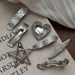 Lunivop  Y2k Hair Clips for Women Elegant Metal Duckbill Clip Side Bangs Barrettes Girls Hair Accessories