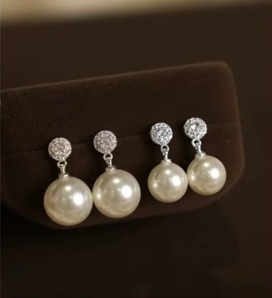 Lunivop Classic Elegant Pearl Drop Dangle Earrings Fashion Jewelry Party Women's Sweet Accessories Gift