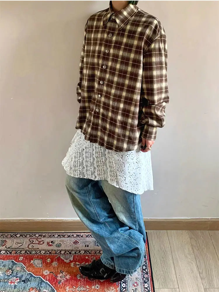 Lunivop  Korean Fashion Lace All-match Skirt for Women Y2k High Waist White A-line Skirts 2025 Summer New Hollow Out Faldas Mujer