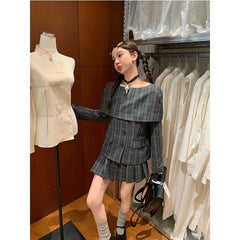 Lunivop Vintage Plaid Skirt Women Preppy Style Sweet Pleated Mini Skirt Korean Fashion Retro Japanese Harajuku Short Skirts