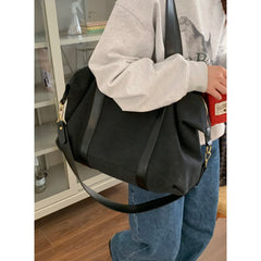 Lunivop  Fashionable Retro Tote Versatile Large Capacity Handheld Travel Bags Casual Canvas Bag for Women New