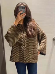 Lunivop  Chic Fashion Knitted Jackets for Women Autumn Winter Long Sleeve Single-Breasted Short Coats High Street Casual New Jackets