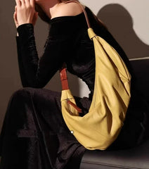 Lunivop  Large Capacity Soft Leather Hobos Bag for Women Single Shoulder Crossbody Bags