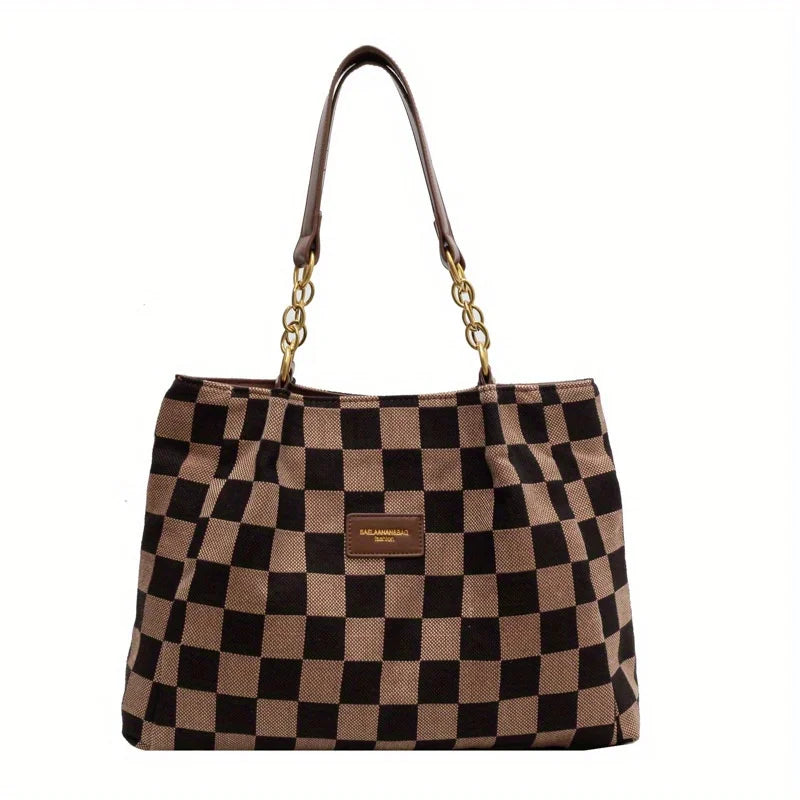 Lunivop   Leopard Print Canvas Tote Bag, Fashionable Shoulder Bag For Women, Perfect For School, Office, And Shopping