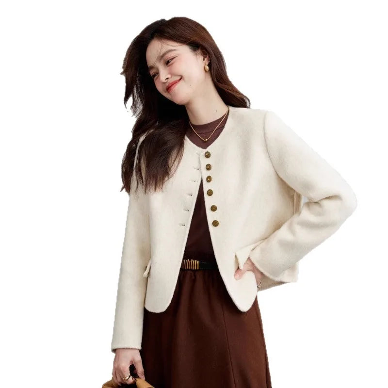 Lunivop Winter Women's Wool Double-faced Coat in 2025