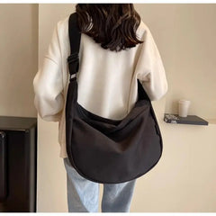 Lunivop  Large Capacity Canvas Bag Versatile Niche Design Crossbody College Shoulder Commuting Hobos Bags