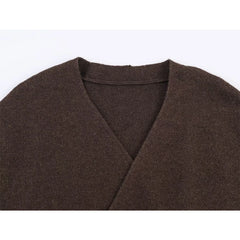Lunivop  New Women Fashion Knitted Cardigans Long Sleeve With Belt Sweater Cardigan Autumn Winter New Style Streetwear Knitwear Coat