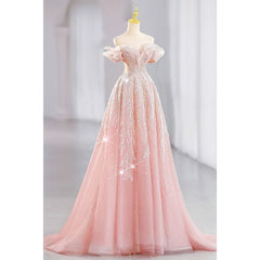 Lunivop  New Dream Pink Princess Evening Dress The Bride Is Long and Slim Paillette Sexy Formal Dress Women Elegant Evening Dresses