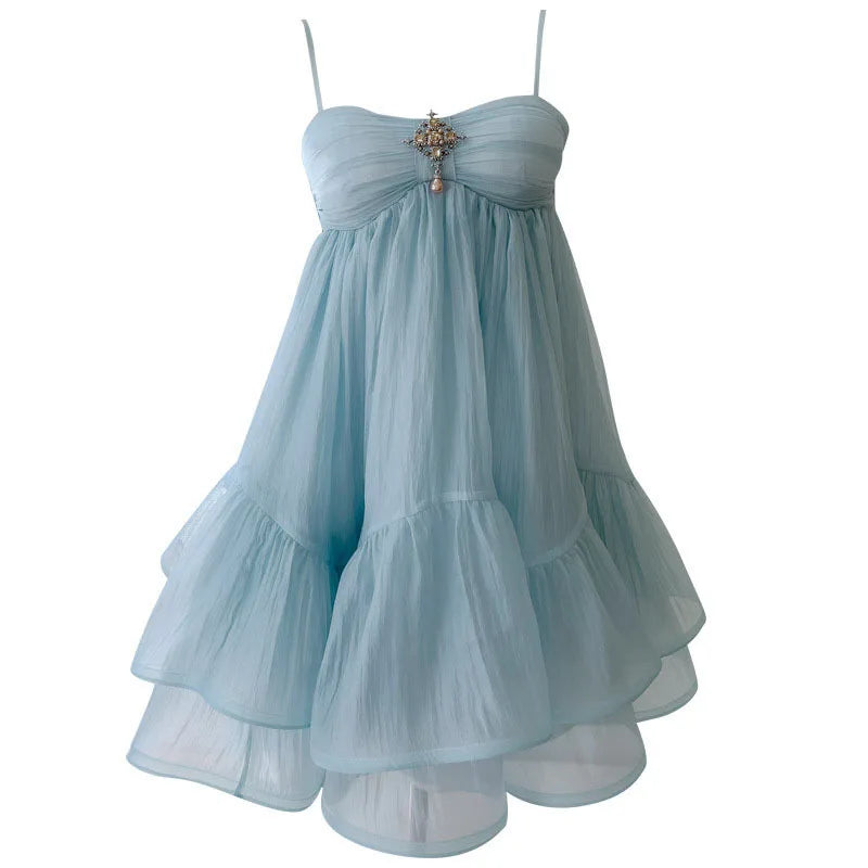 Lunivop  Fashion Women Dress Sleeveless Strapless Solid Color Diamonds Bow Female Party Dresses New Tide