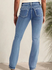 Lunivop  Women's Slim Fit Flare Jeans - Stylish Bell Bottom Pants for a Chic Look