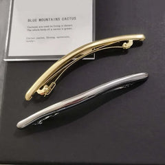 Lunivop  New Fashion Metal One Word Clip Hairpin Women Elegant Ponytail Clip Side Bang Horsetail Hairpin Barrettes  Accessories