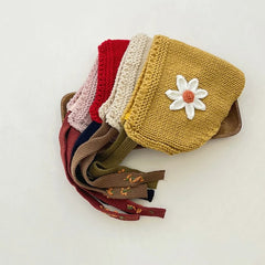 Lunivop  New Cute Baby Hat Warm Knitted Kids Girl Boys Thicken Winter Bonnet Hats Flower Lacing Children Cap Beanie Christmas Gifts