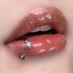 Lunivop Punk Dragon Claw Opal Labret Lip Piercing Jewelry Titanium Steel Lip Rings Ear Studs Nose Ring Horseshoe Ring Piercings