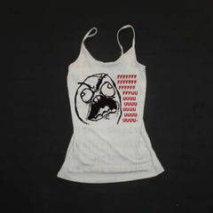 Lunivop  Euramerican Fashion Cute Printing All Match Summer Tank Tops Y2k Aesthetic Harajuku Casual Women Clothes Punk Lazy Camisole